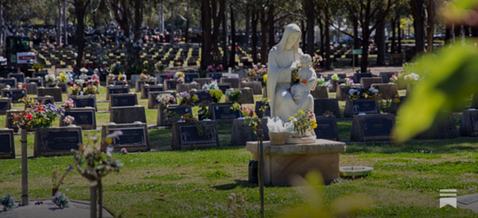 Catholic section of a Sydney cemetery